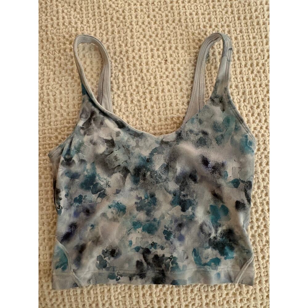 Lululemon Sz 0 align tank tie dye space cosmic